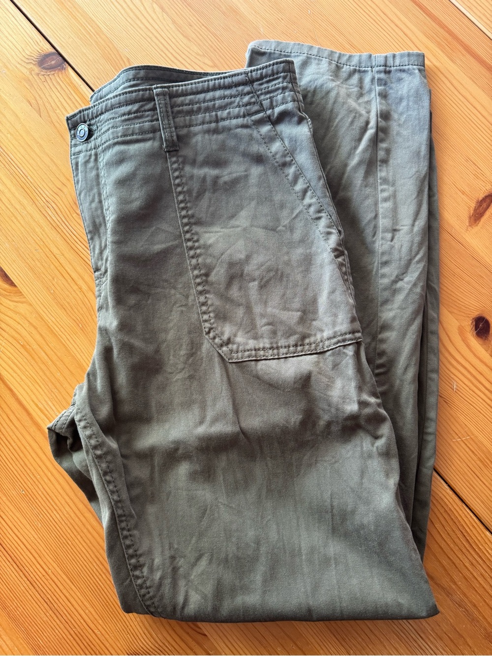 Prana Olive Green Pants Size 8